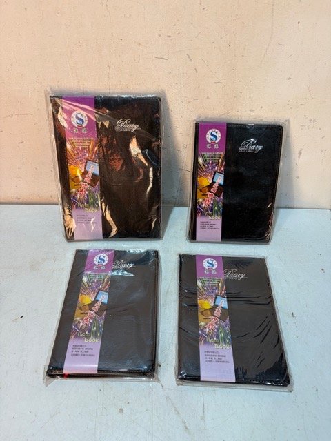 Set de 4 Agendas Perpetuas Negras