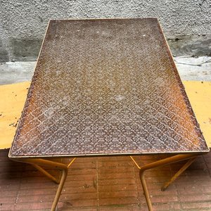 Juego de Exterior: Mesa con Vidrio y 2 Sillas de Chapa - imagen 5
