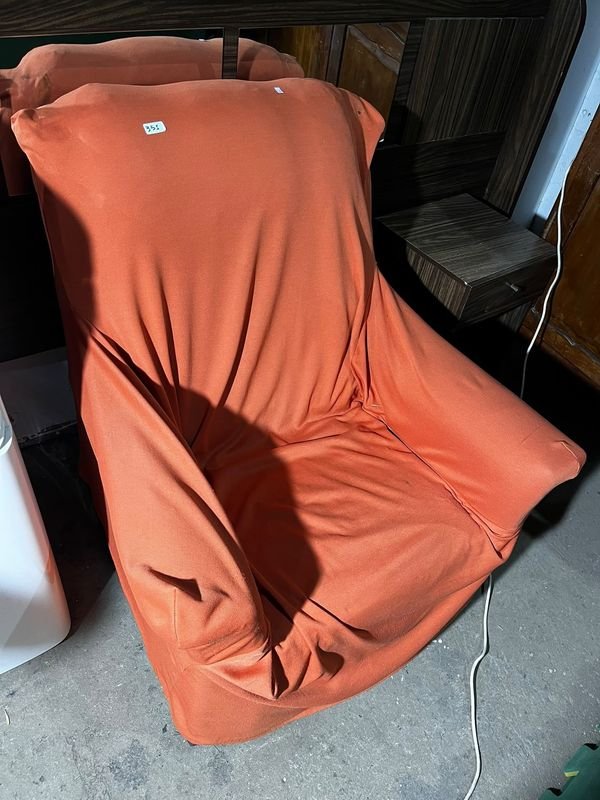 Sillón Naranja de 1 Cuerpo con Desperfecto