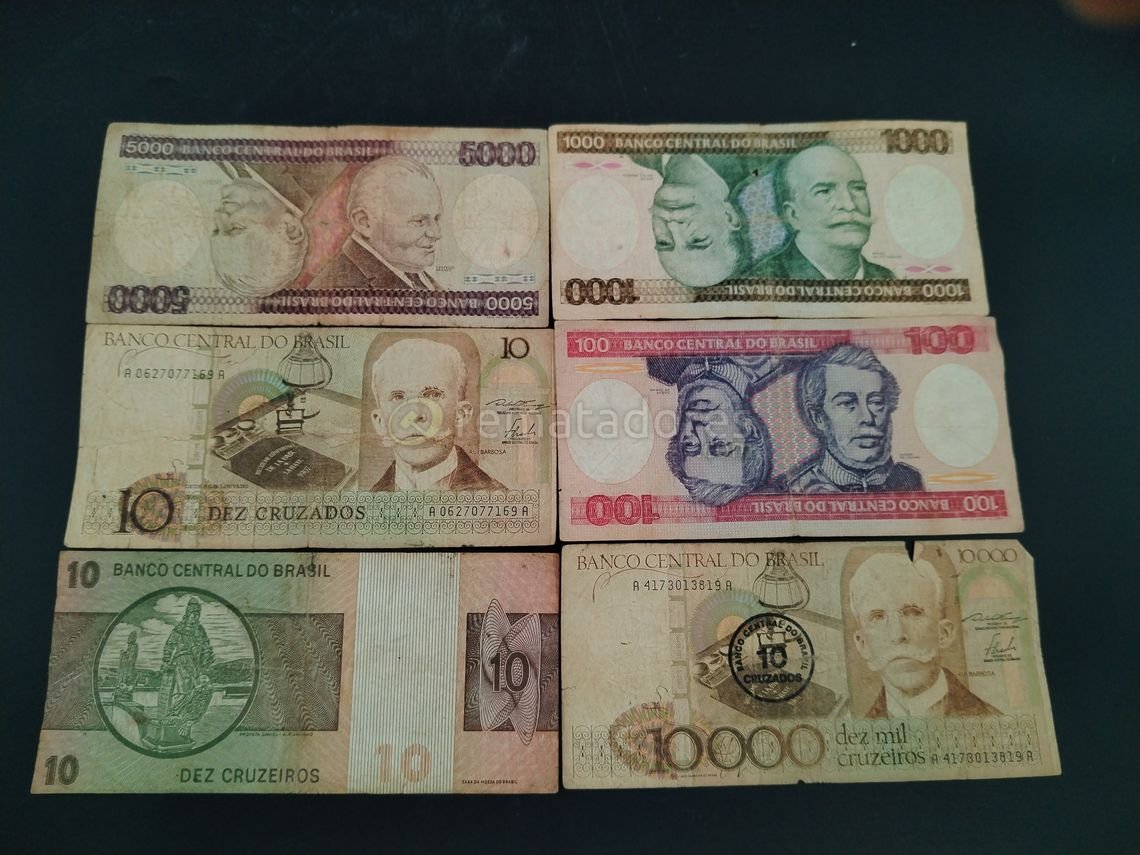 Lote de Billetes Brasileños de Colección