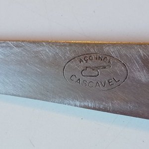 Cuchillo Brasileño Cascavel con Hoja de Acero y Cabo de Guampa con Vaina de Cuero - imagen 3