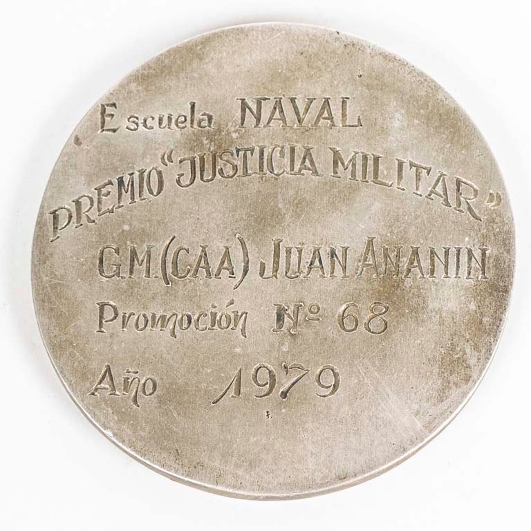 Medalla uruguaya de 1979, Supremo Tribunal Militar - Escuela Naval - imagen 2