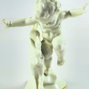 Figura de angel en porcelana alemana de 12 cm - imagen 6