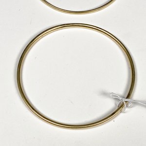 Par de Esclavas Enchapadas Doradas - imagen 3