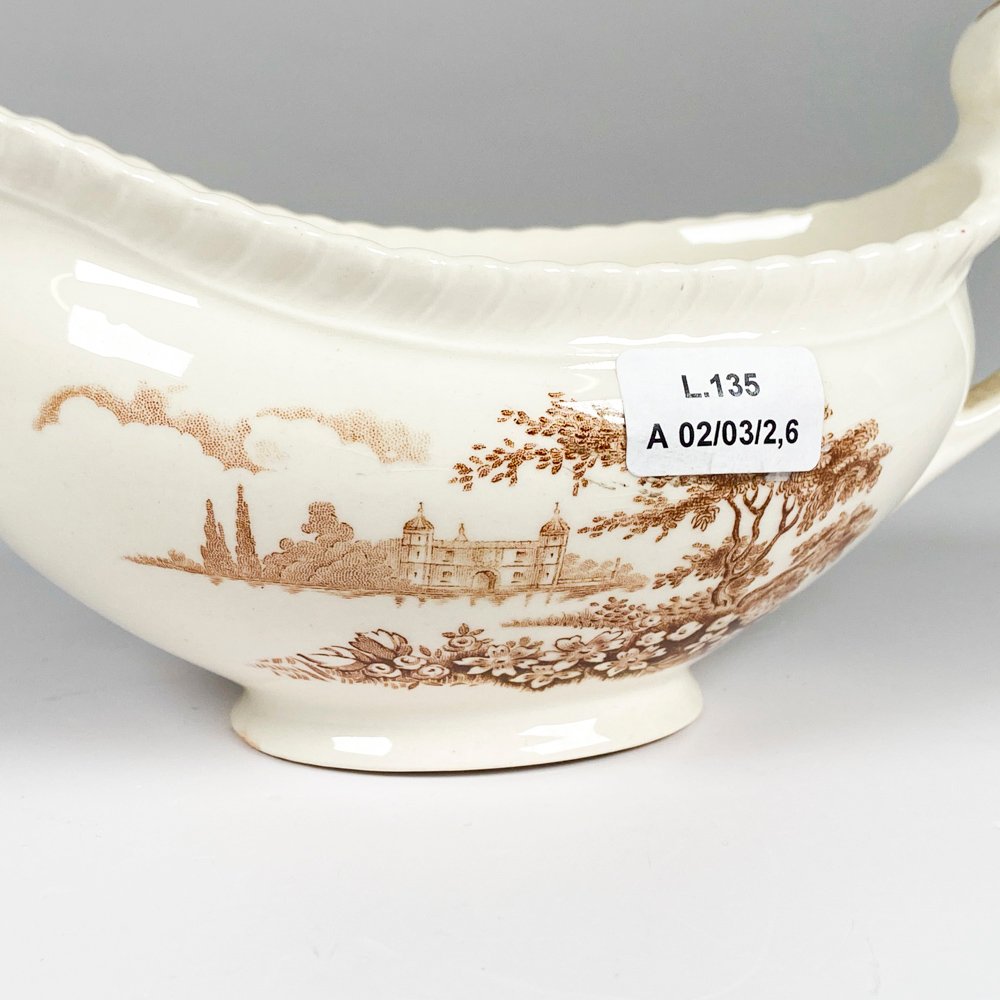 Lechera de loza inglesa JOHNSON BROS, decorada - imagen 4