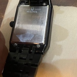 Reloj Bulova 98D164 Rectangular Negro Acero Inoxidable con Cristales - imagen 8