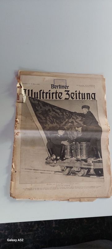 Lote siguiente: Diario alemán antiguo del año 1940