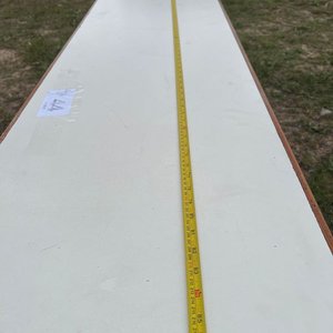 Barra Desayunador o Repisa Blanca con Estructura Metálica - imagen 3