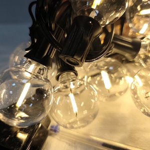 Tira de Luces LED Vintage G45, 25 Bombillas, 7.5 Metros, Nuevas en Caja - imagen 4