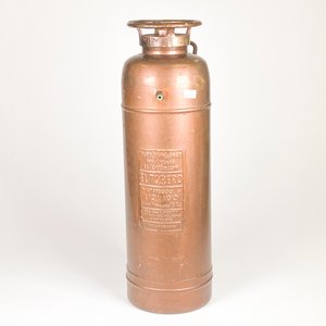 Extinguidor Antiguo "El Torero" de Cobre - imagen 2
