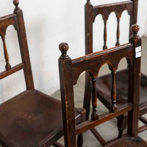 Juego de 4 Sillas Españolas de Madera y Suela - imagen 3