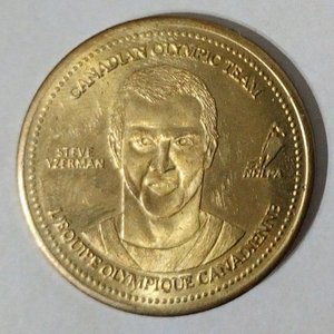 Medalla Conmemorativa Steve Yzerman Coca-Cola 2002 Juegos Olímpicos Salt Lake City - imagen 1