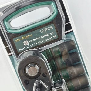 Juego de Llave Rachet y Dados 12 Piezas Marca Xinran - imagen 2