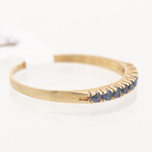 Medio Sin Fin de Oro 18k con Zafiros - imagen 2