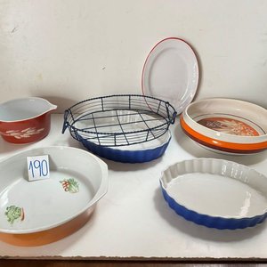Lote de 5 Fuentes y Bols de Loza para Cocina - imagen 1