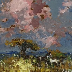 Lote anterior: Oleo "Caballos" de Eduardo Amezaga, 17 x 20 cm