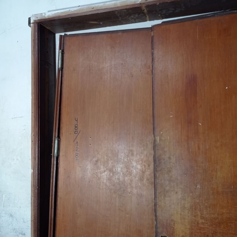 Puertas de contrachapado de cedro, doble hoja con marco - imagen 11