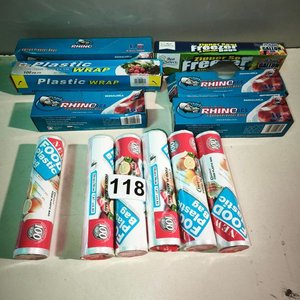 Pack de 12 Bolsas Plásticas y Film para Cocina Marca Rhino - imagen 1