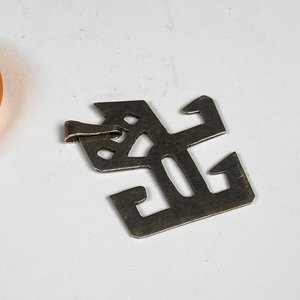 Anillo de Ágata y Colgante de Plata con Diseño Abstracto - imagen 3