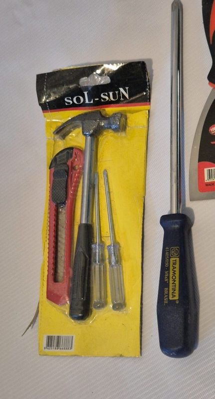 Kit de Herramientas Sol-Sun con Tres Espátulas y Destornillador Tramontina Master - imagen 2