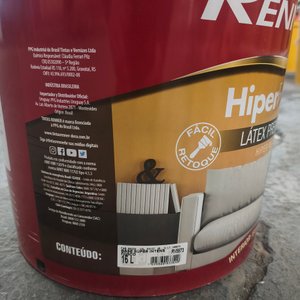 Balde de Pintura Renner HiperFosco Látex Premium Interior/Exterior 18L - imagen 2