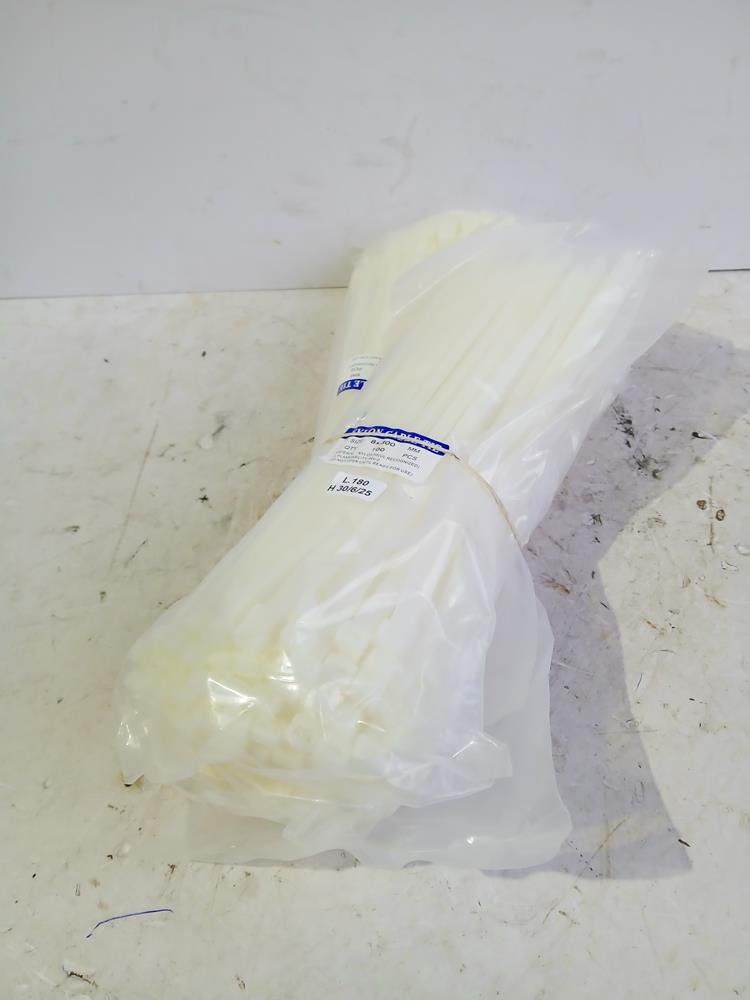 Pack de 500 Precintos Plásticos Nylon Cable Tie 8x300 mm