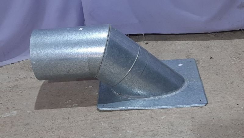 Lote siguiente: Tubería de metal galvanizado para estufa o cocina