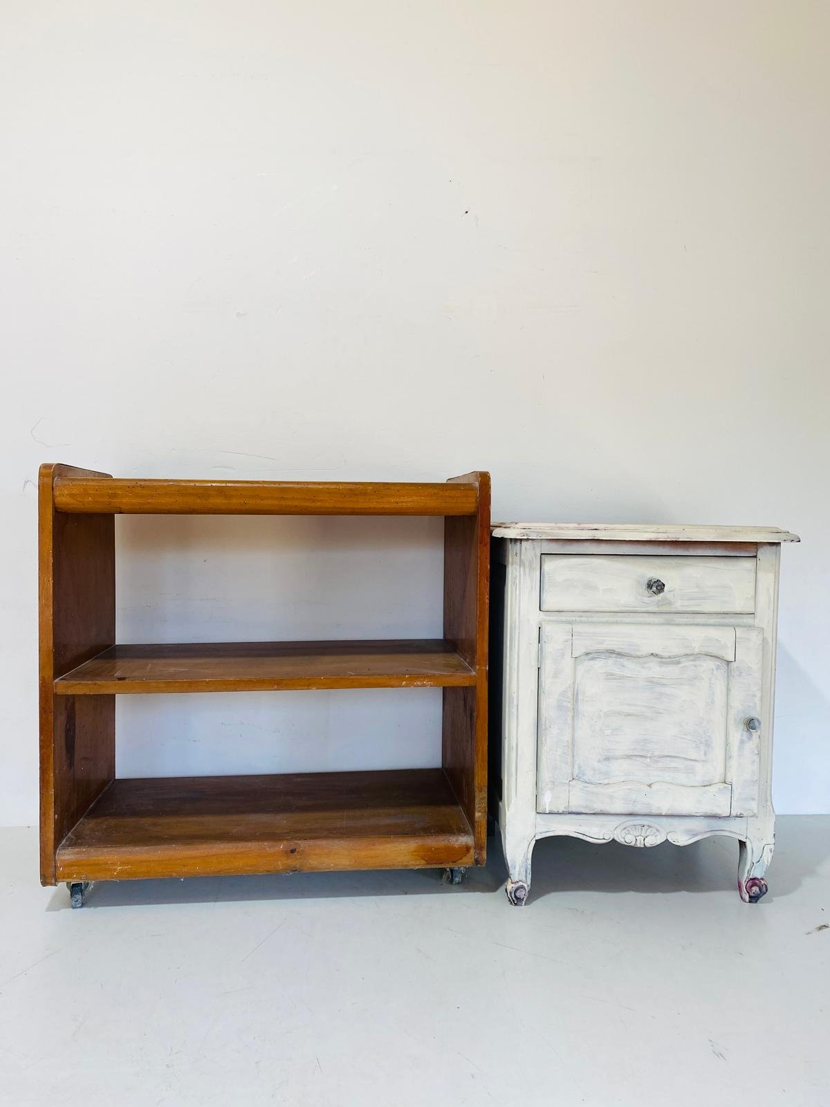 Item mesa-de-luz-color-blanco-rack-de-tv-2-estantes - Image 2