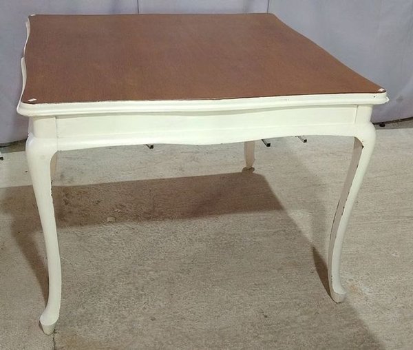 Mesa Provenzal Blanca Estilo Rústico