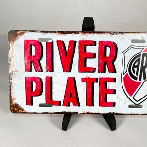 Chapa Decorativa "River Plate" 30x15 cm - imagen 2