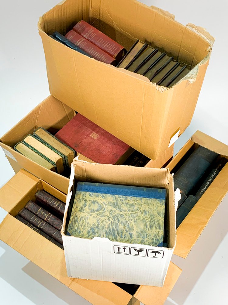 Libros y cajas de cartón en buen estado - imagen 2