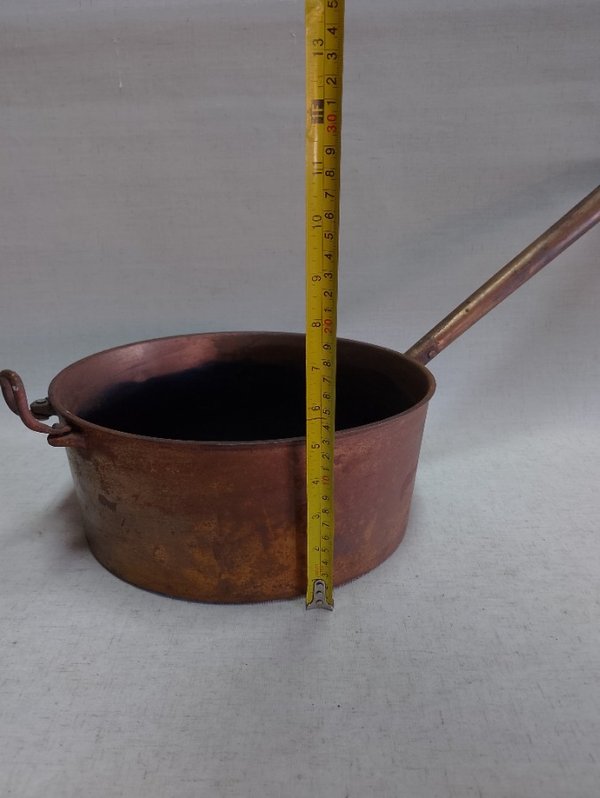 Hermosa olla de hierro cobreada para cocina - imagen 8