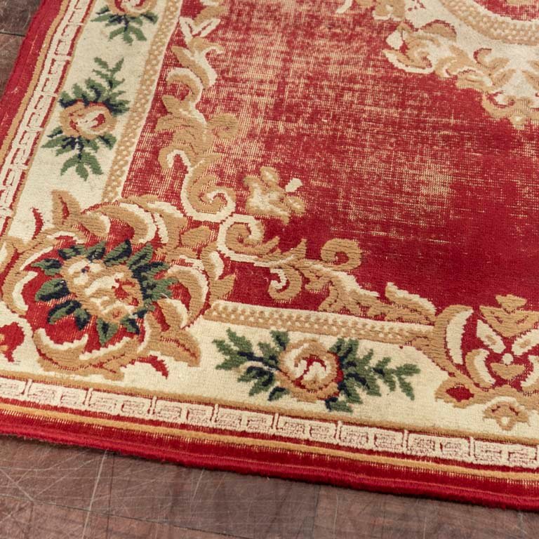 Alfombra acrílica con diseños florales y fácil limpieza - imagen 2