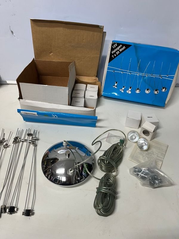 Aplique de Luz con 7 Focos Dicroicos Halógenos 12V 20W