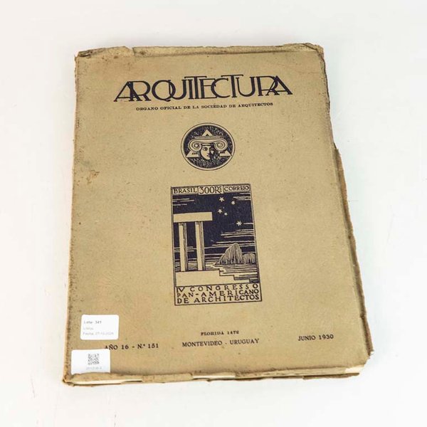 Revista Arquitectura Órgano Oficial Sociedad Arquitectos Montevideo 1930 - imagen 1