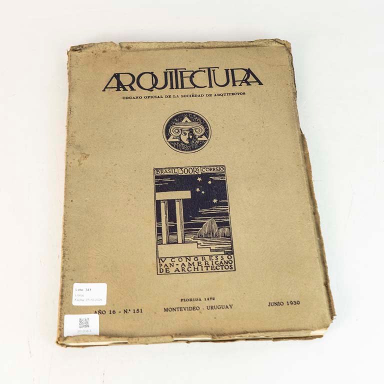 Revista Arquitectura Órgano Oficial Sociedad Arquitectos Montevideo 1930