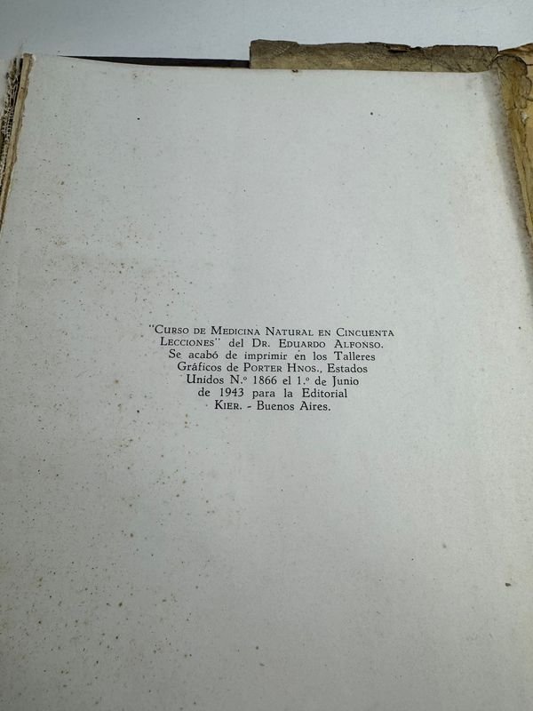 Curso de medicina natural en 50 lecciones - Libro raro y valioso - imagen 8