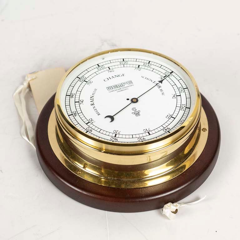 Barómetro Alemán Wempe Chronometerwerke Hamburg a la Vista