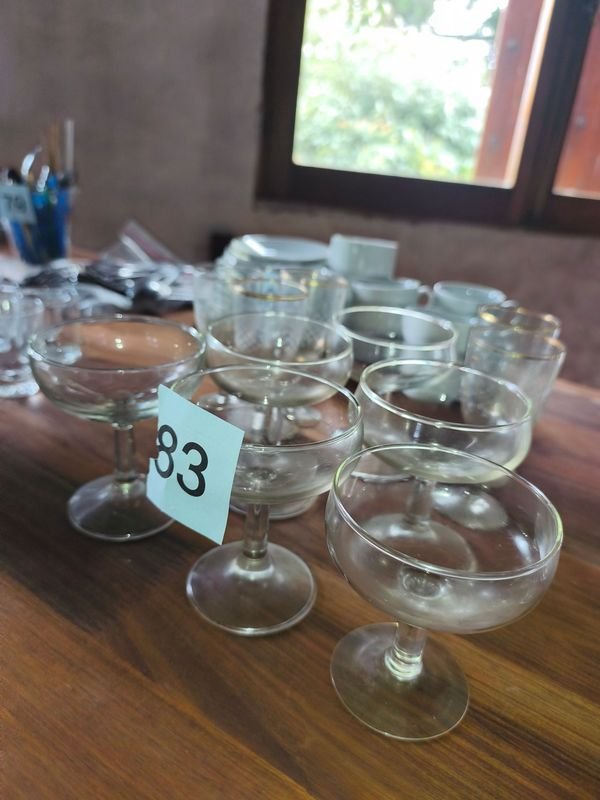 Lote de 11 Copas de Cristal Variadas