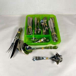 Juego de Cubiertos "Hercules Inox" con Estuche Verde - imagen 2