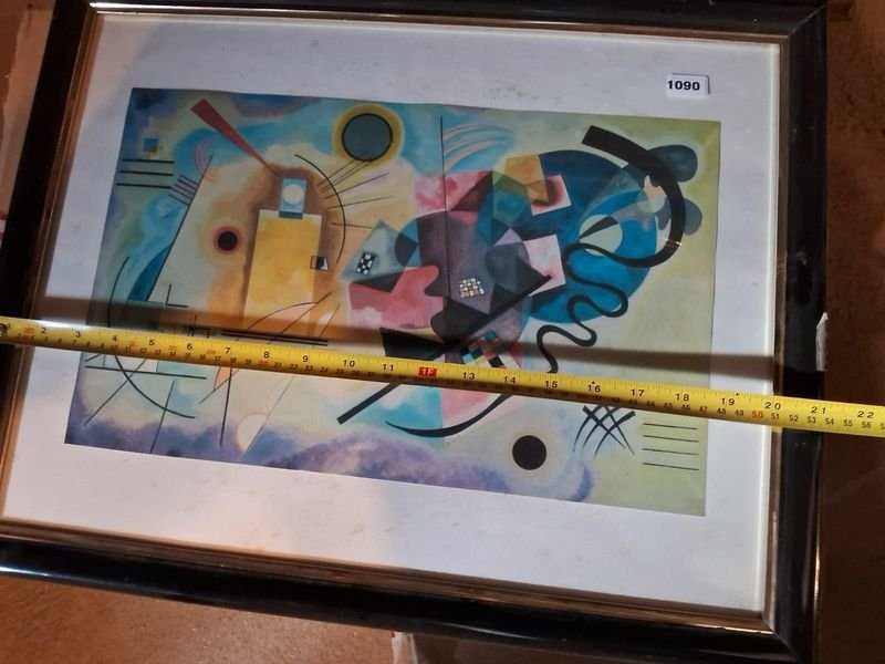 Reproducción del cuadro 'Amarillo rojo y azul' - Arte Abstracto - imagen 2