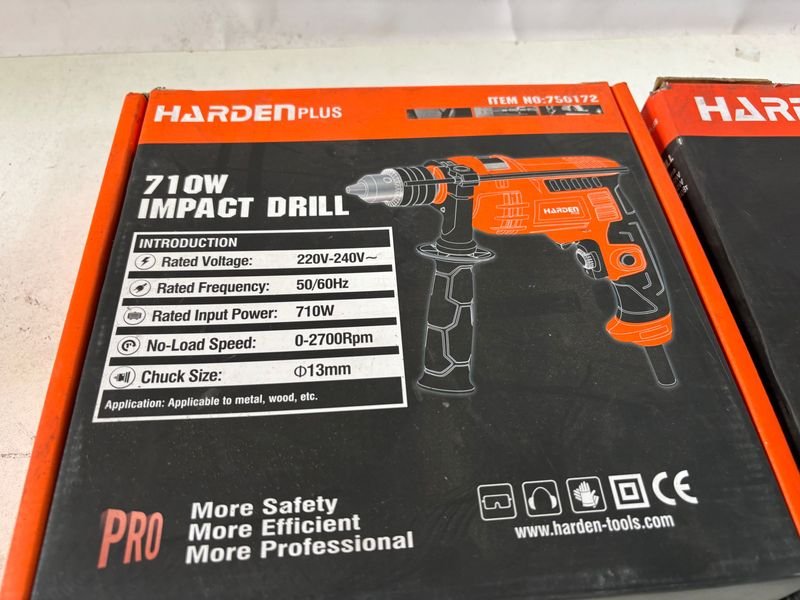 Par de Taladros Harden 710W - Herramientas - imagen 2