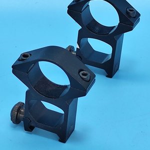 Par de Anillas/Montajes Negros para Mira de Arma, Nuevas - imagen 7