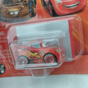 Autos Miniracers Mattel Disney Pixar Cars Rayo McQueen y Mate - imagen 2