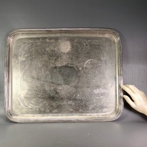 Bandeja Rectangular Christofle Art Nouveau en Plata - imagen 3