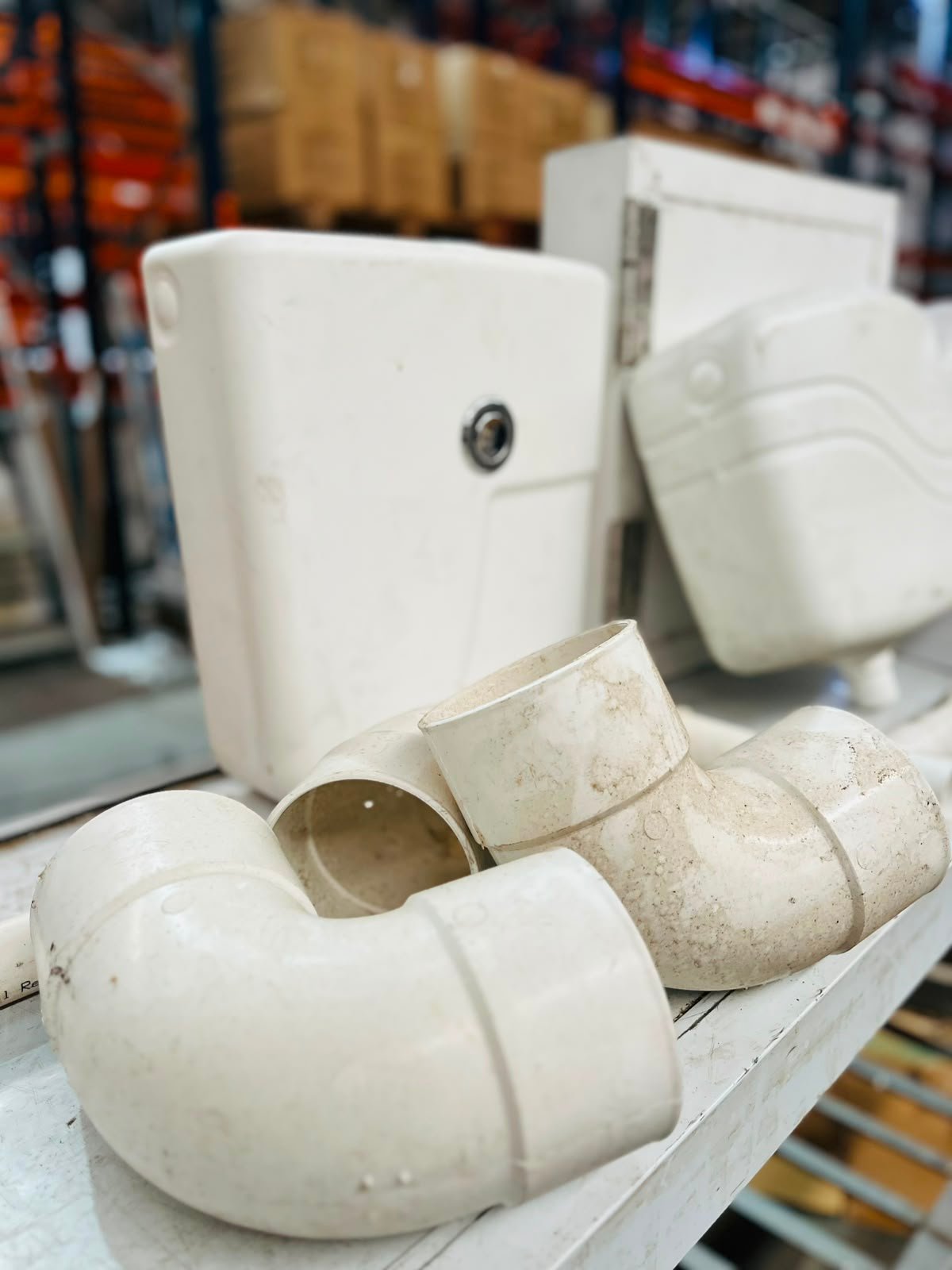 Lote de Accesorios Sanitarios Blancos