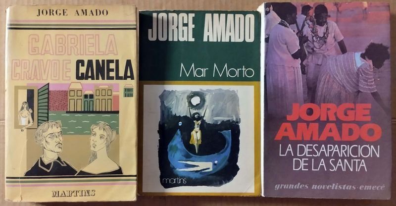 Lote anterior: Tres novelas de Jorge Amado en un lote