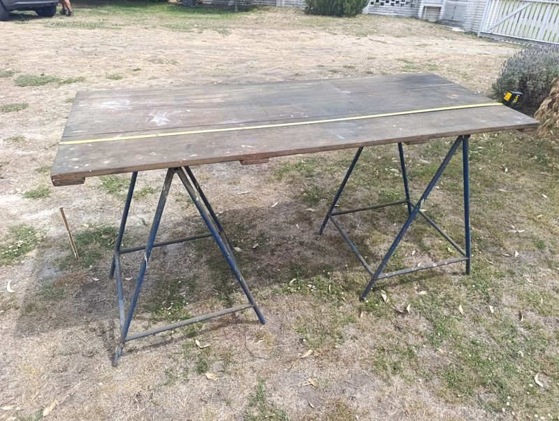 MESA DE TRABAJO EN MADERA Y METAL - imagen 6