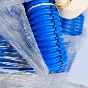 Rollo de Caño Corrugado Azul para Construcción - imagen 3