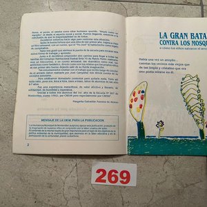 Cuento Infantil "La Gran Batalla Contra los Mosquitos" por Niños de 1er Año (1992) - imagen 3